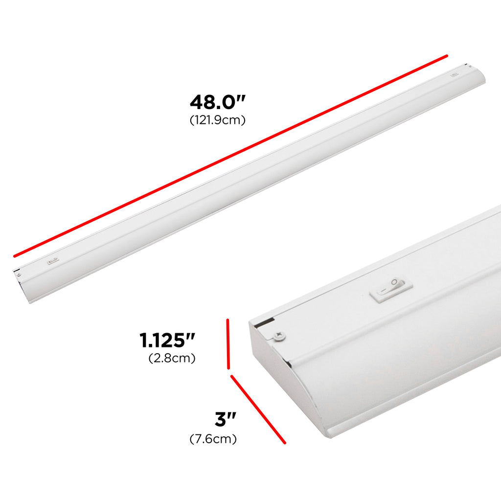 UltraPro 48in Direct Wire LED Light Fixture with White White