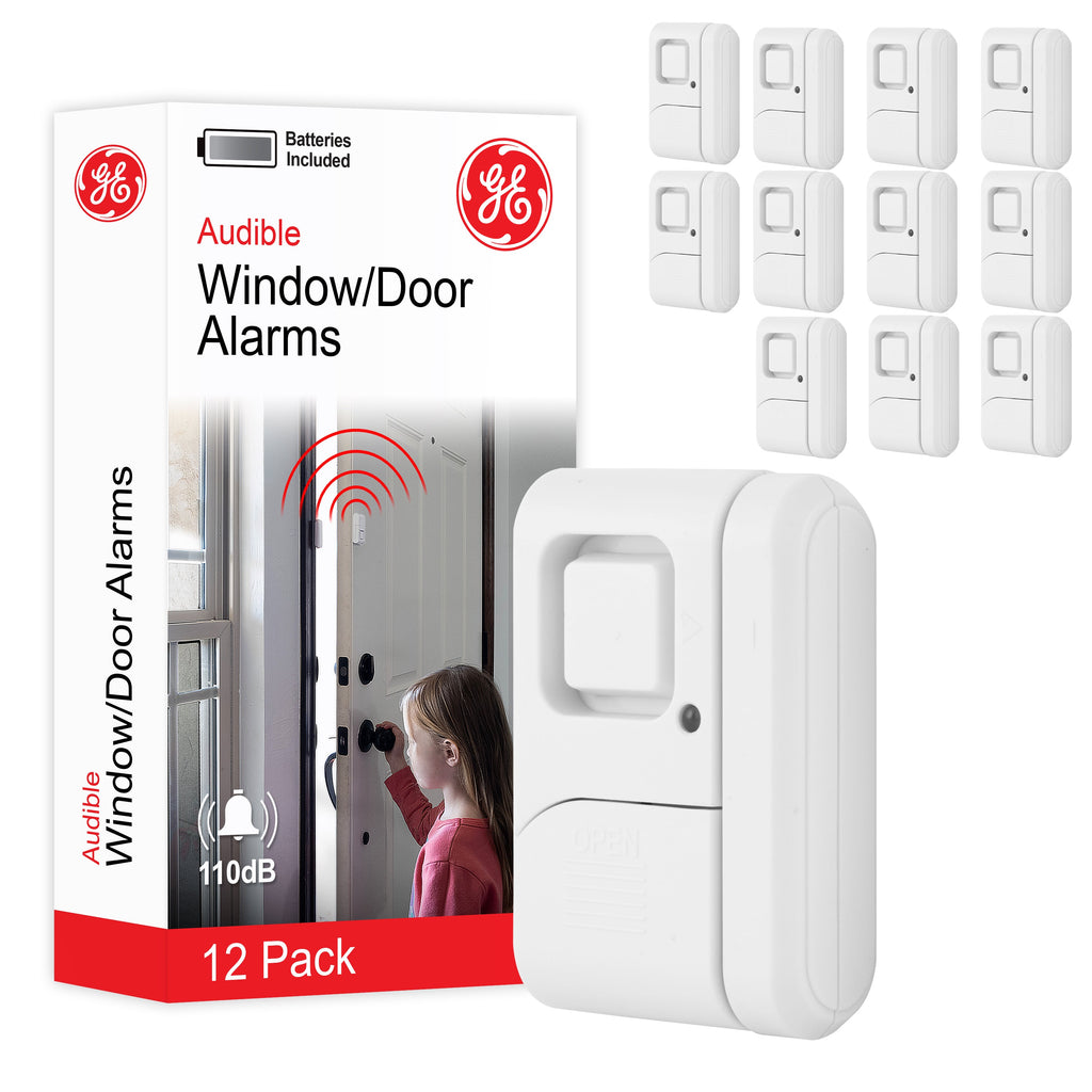 UltraPro Battery-Operated Magnetic Window Alarm 12 pack