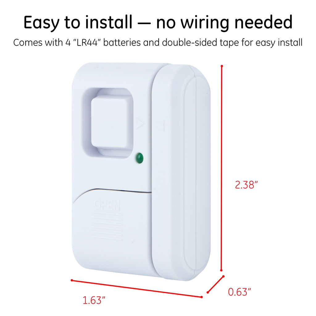 UltraPro Battery-Operated Magnetic Window Alarm 6 pack