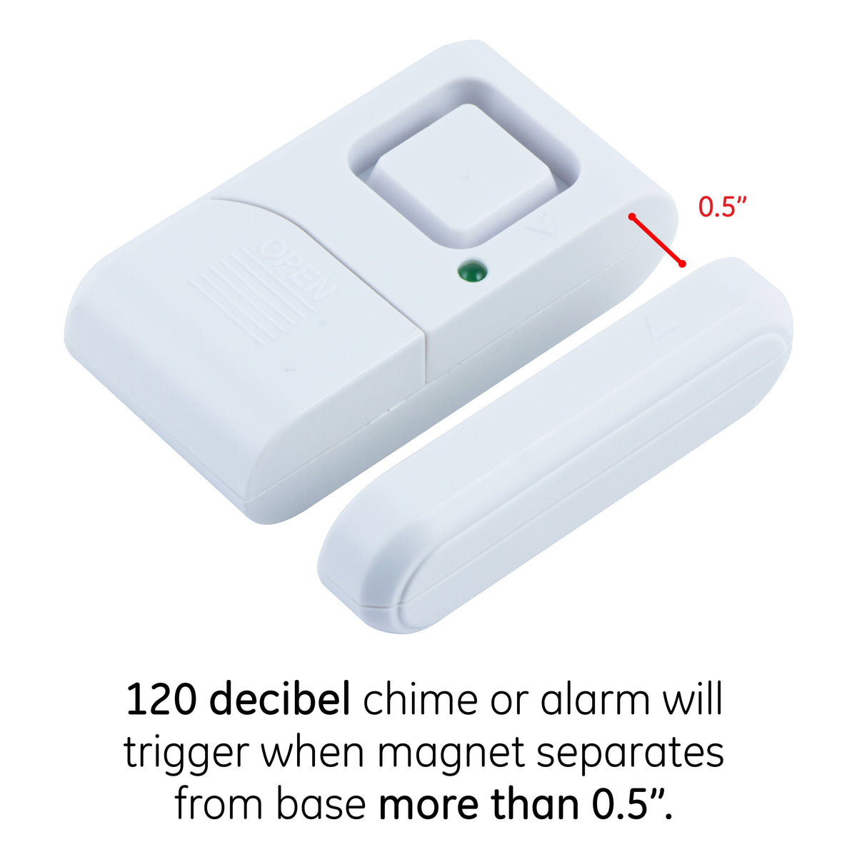 UltraPro Battery-Operated Magnetic Window Alarm 6 pack