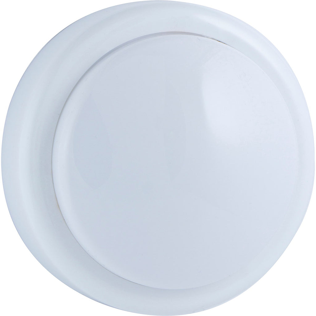 GE Battery Operated Round Tap Light, White