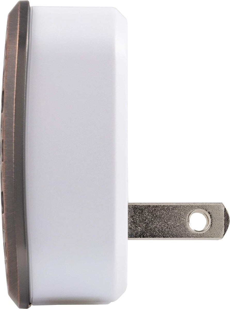 Lights by Night Light Sensing LED Night Light, 2 Pack, Bronze