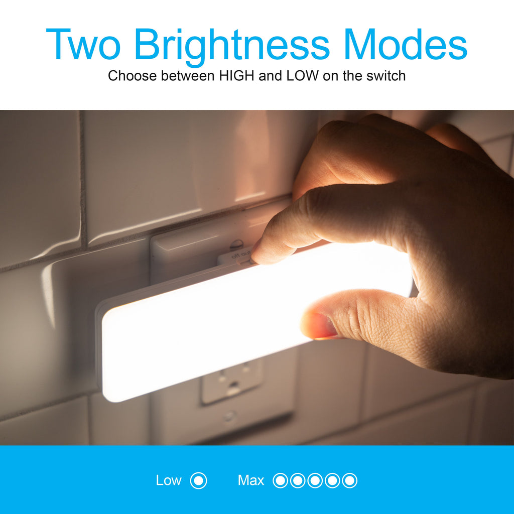 GE Ultrabrite LED Light Bar Night Lights, 2 Pack