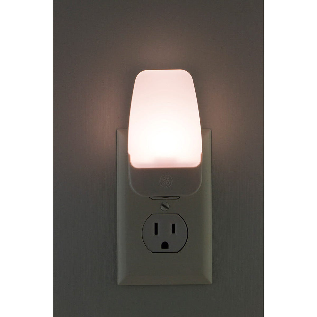 GE Light Sensing LED Night Light, White