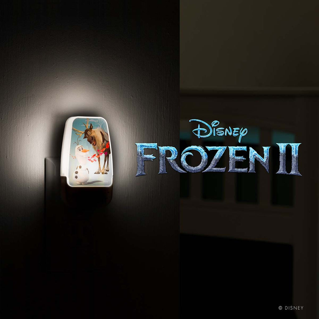 Disney Frozen II Light Sensing LED Night Light, White