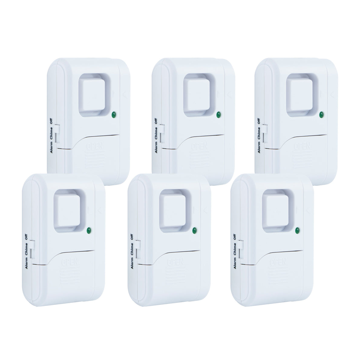 UltraPro Battery-Operated Magnetic Window Alarm 6 pack