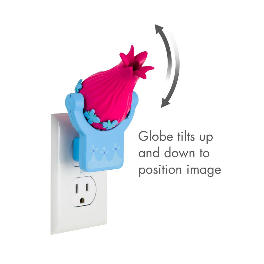 Trolls Projectables LED Light Sensing Night Light, Poppy Figure