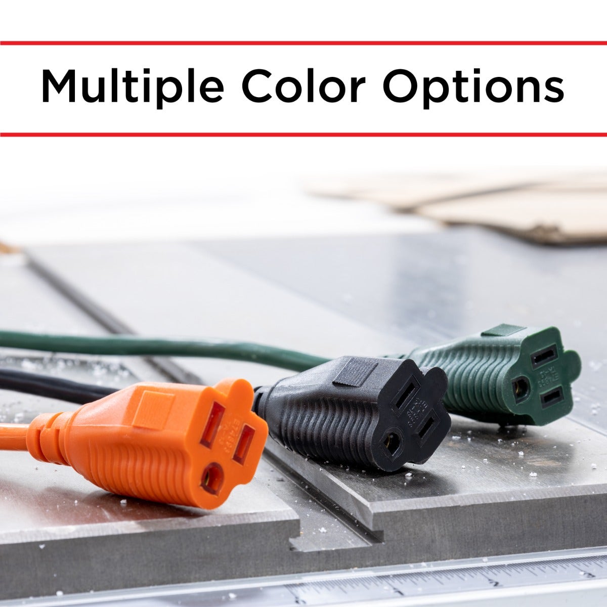 UltraPro 1-Outlet 50ft. Indoor/Outdoor Extension Cord, Black