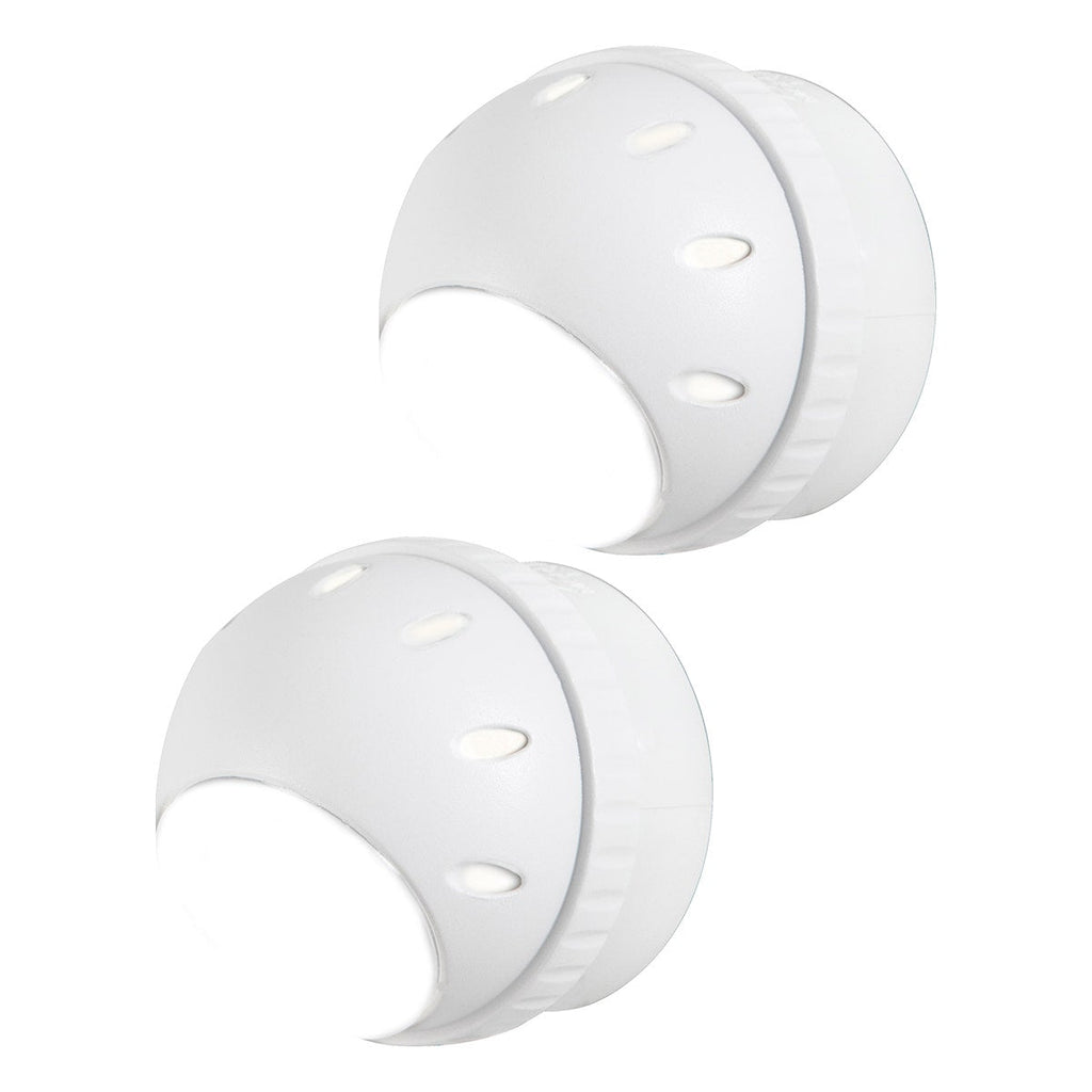 GE Light Sensing LED Night Light, 2 Pack, White