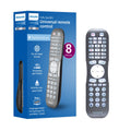 Philips 8-Device Backlit Universal Remote, Brushed Graphite
