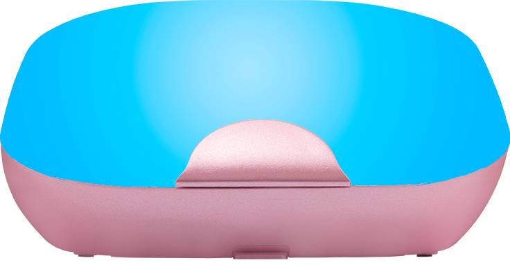 Enbrighten Tabletop Dimmable Color Changing LED SleepLite, Rose Gold