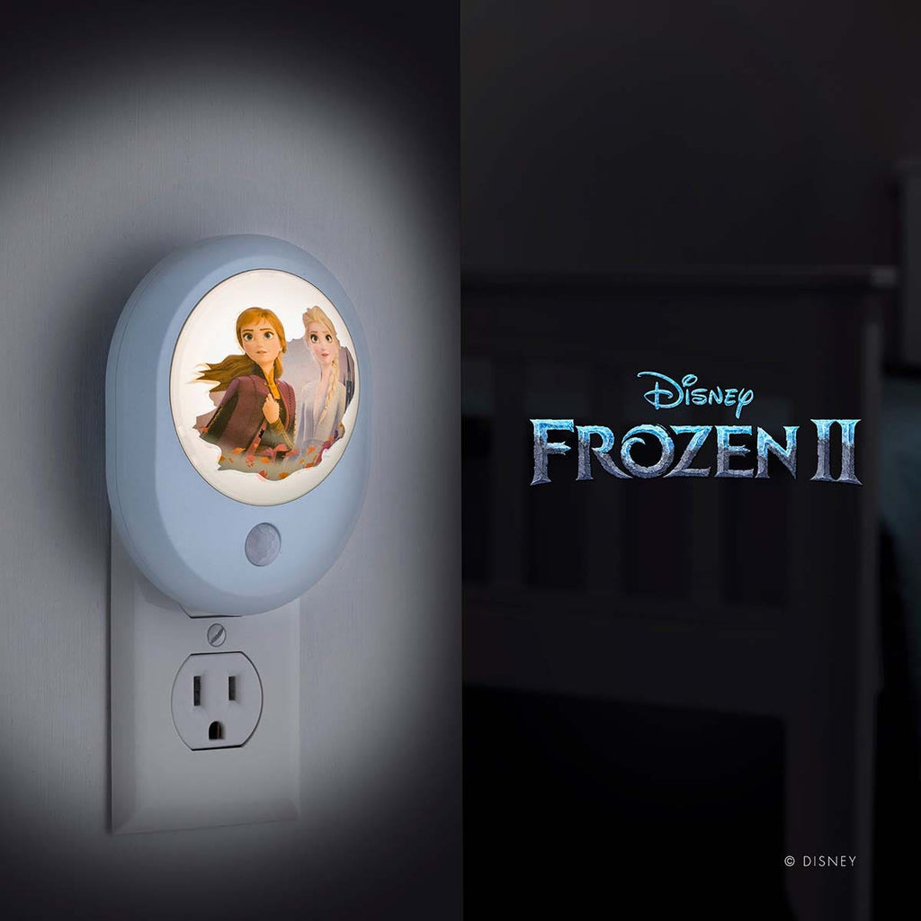 Disney Frozen II Motion-Sensing Light Sensing LED Night Light, Blue