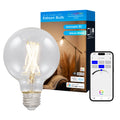 Enbrighten Wi-Fi Smart LED Bulb, Filament G25, Dimmable
