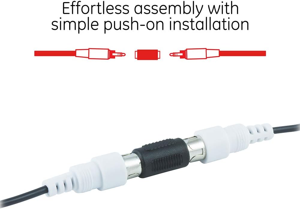 GE-branded RCA Extension Adapter, 100pk