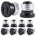 Power Gear Handy Outlet, Polarized, Bulb Socket to Outlet, 10 Pack
