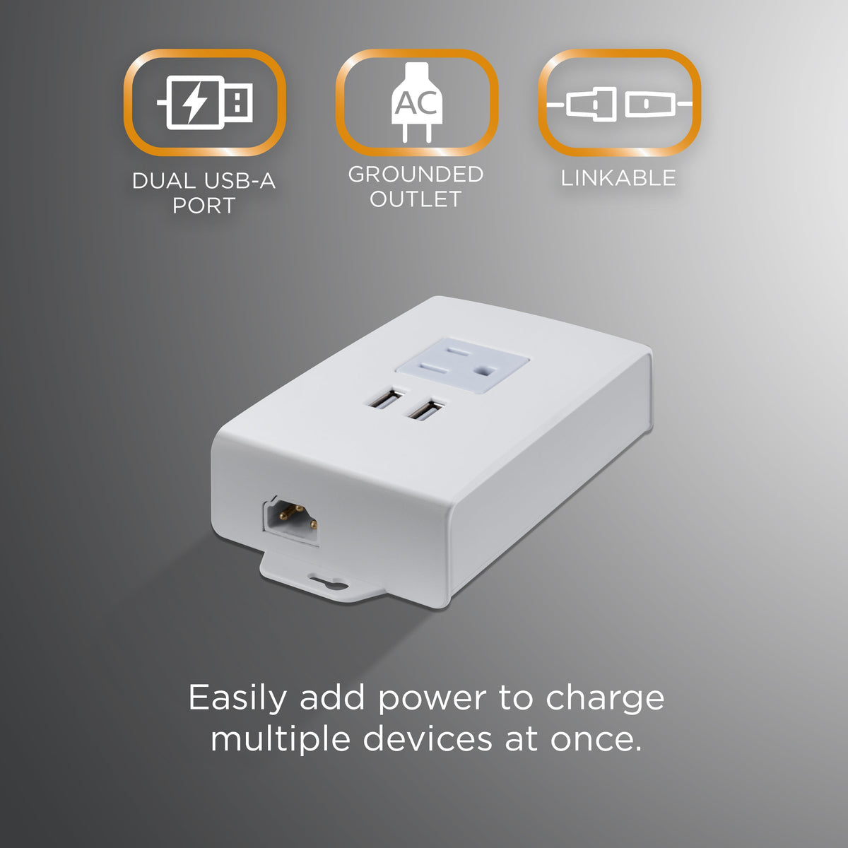 Enbrighten ProLink In-Line Outlet with USB Charging