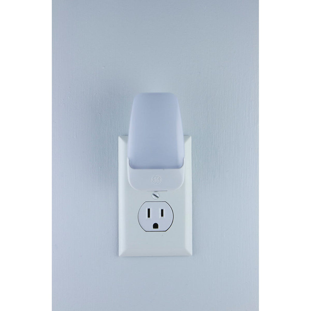 GE Light Sensing LED Night Light, White