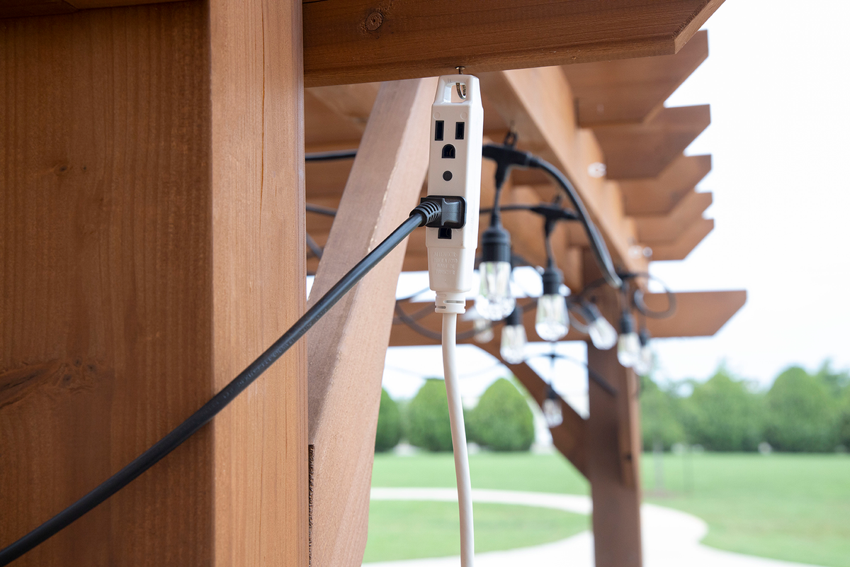 UltraPro 3-Outlet 25ft. Extension Cord, White