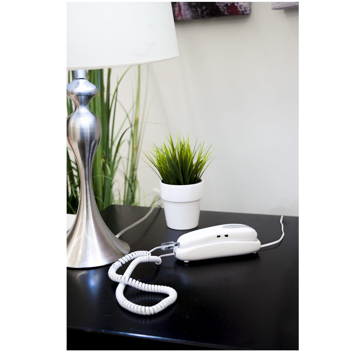Power Gear 50ft. Ultra Thin Phone Line Cord, White