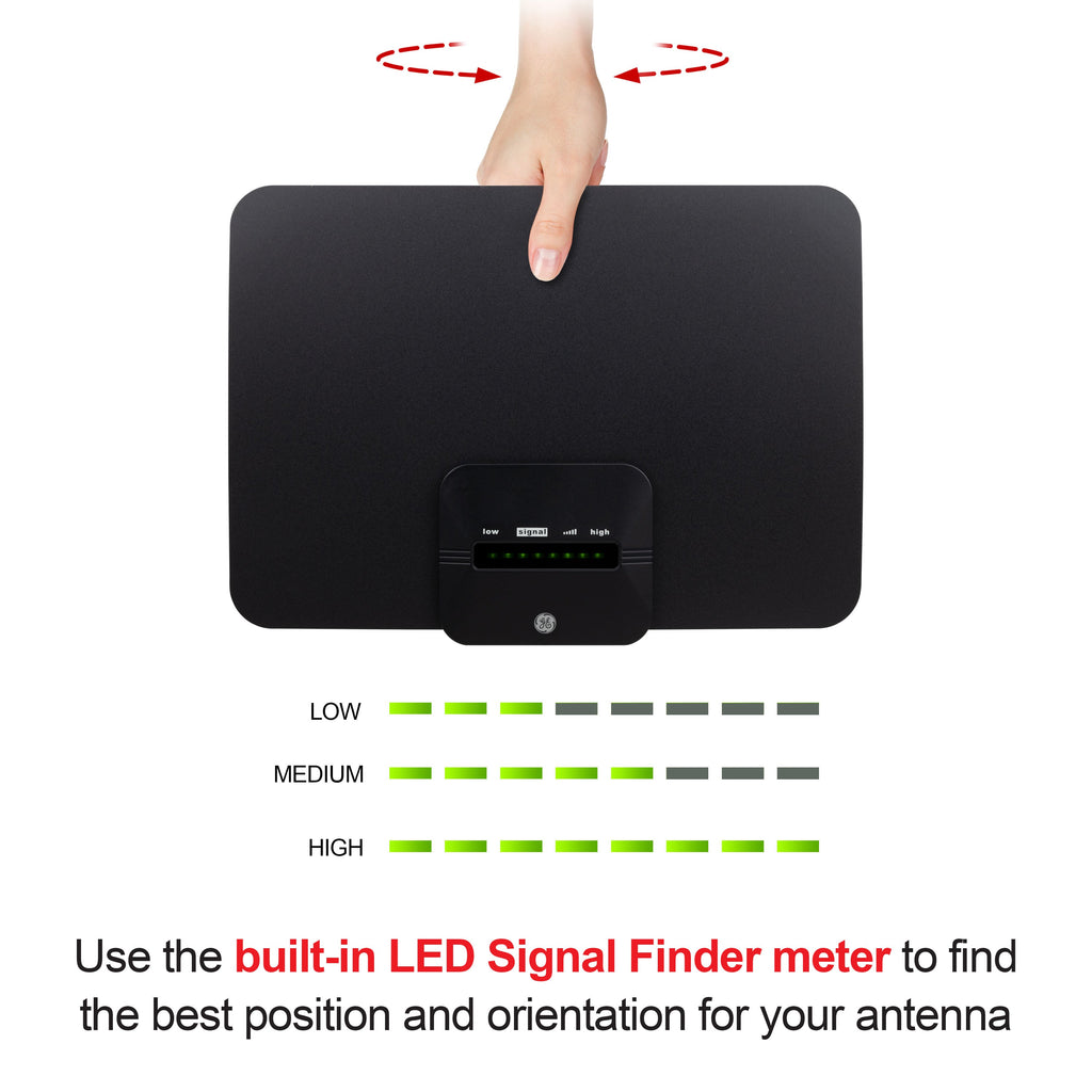 UltraPro™ Ultra Edge Amplified HD Antenna with Signal Finder
