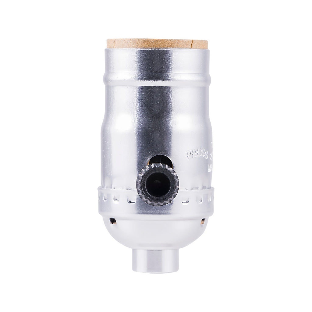 Power Gear 3-Way Lamp Socket, Nickel