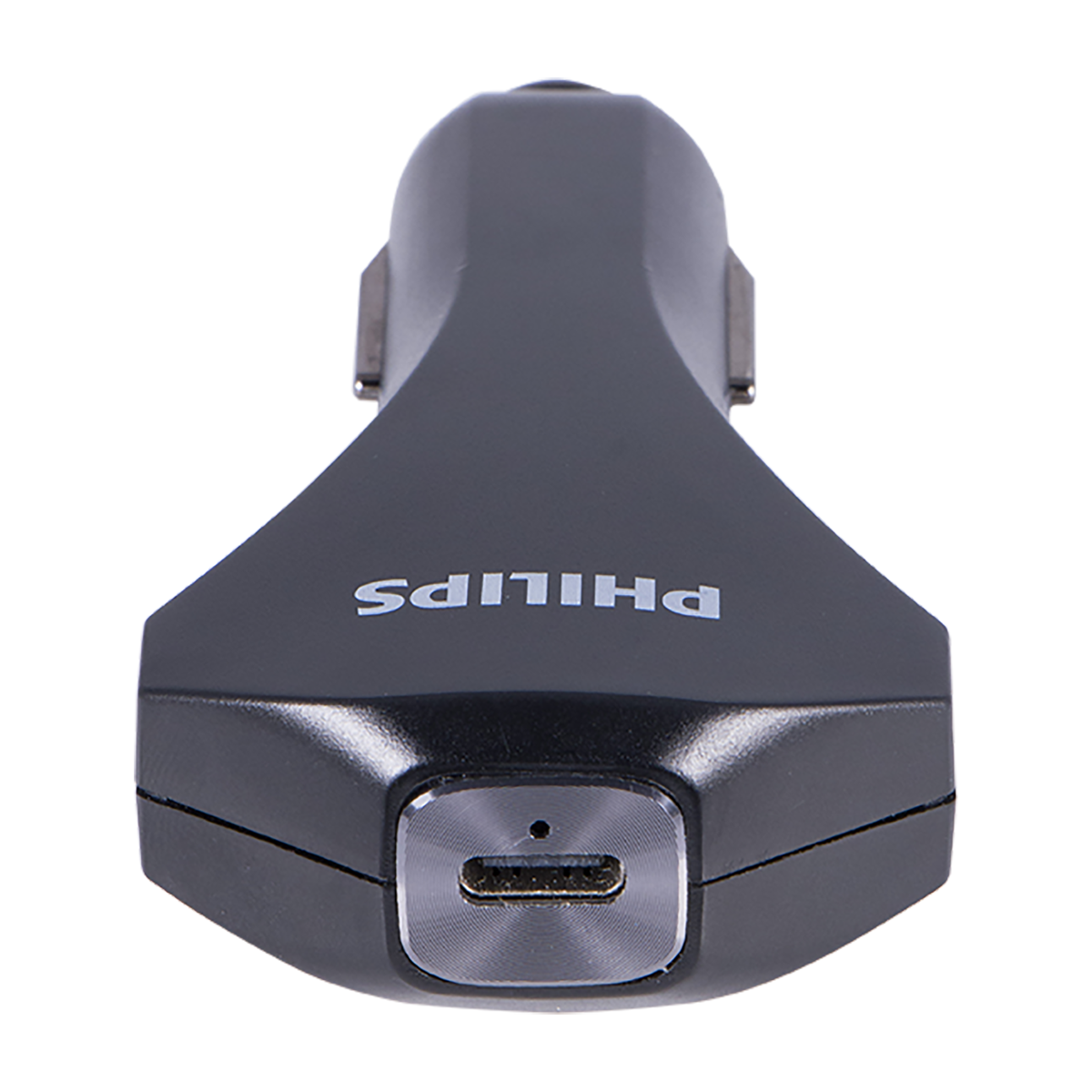 Philips 1-USB Car Charger with USB-C and Power Delivery, Black