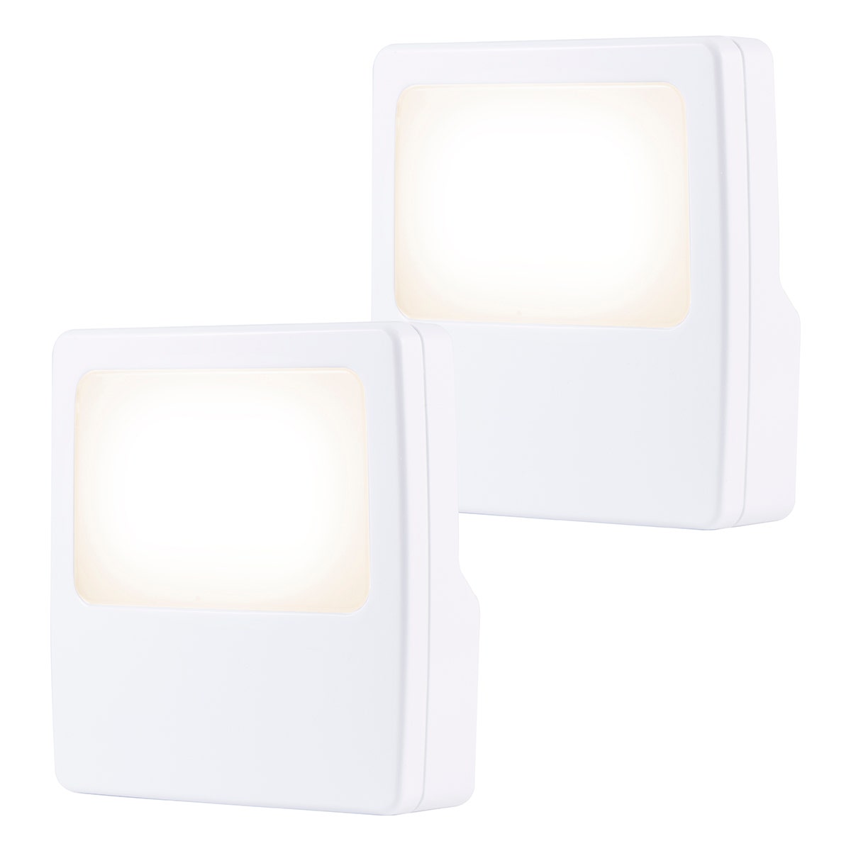 GE Always On LED Night Lights, 2 Pack, White