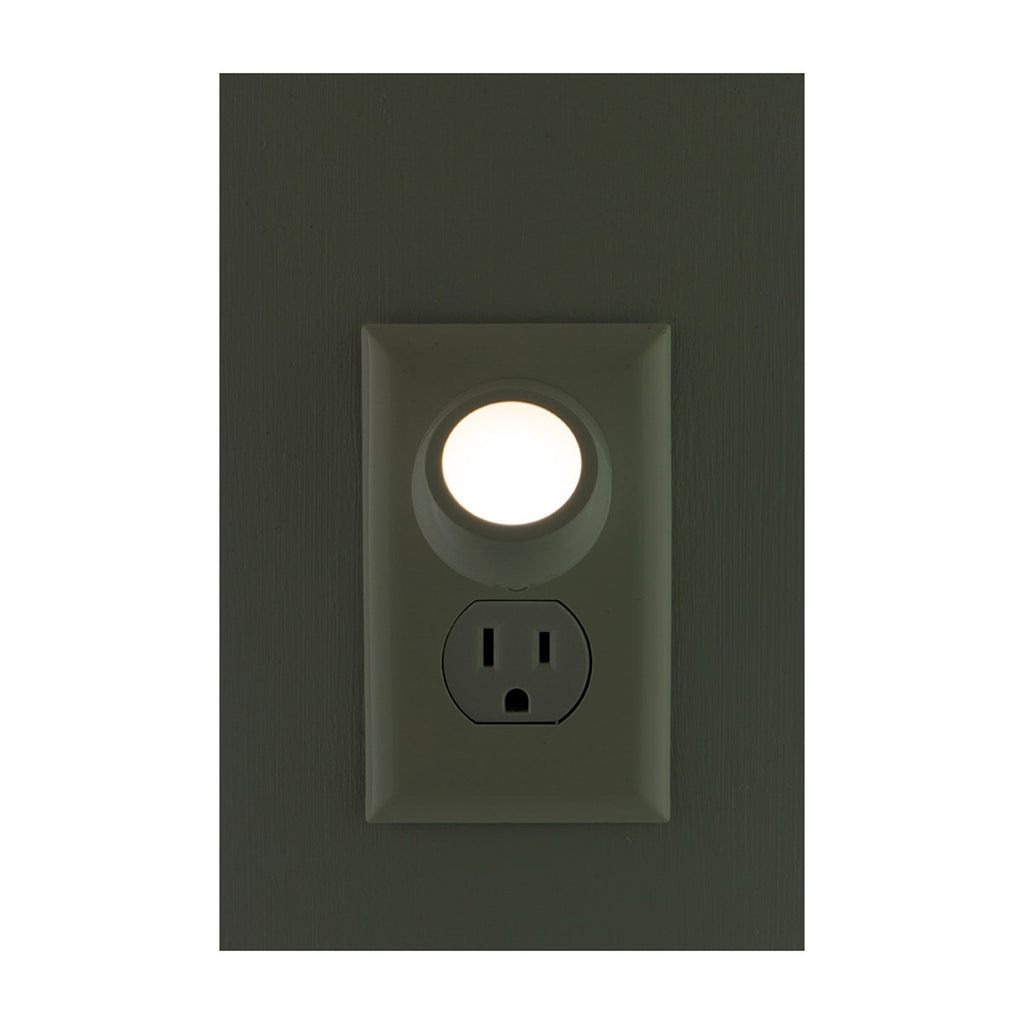 Energizer Plug-In Rotating Light Sensing LED Night Light, 2 Pack, White