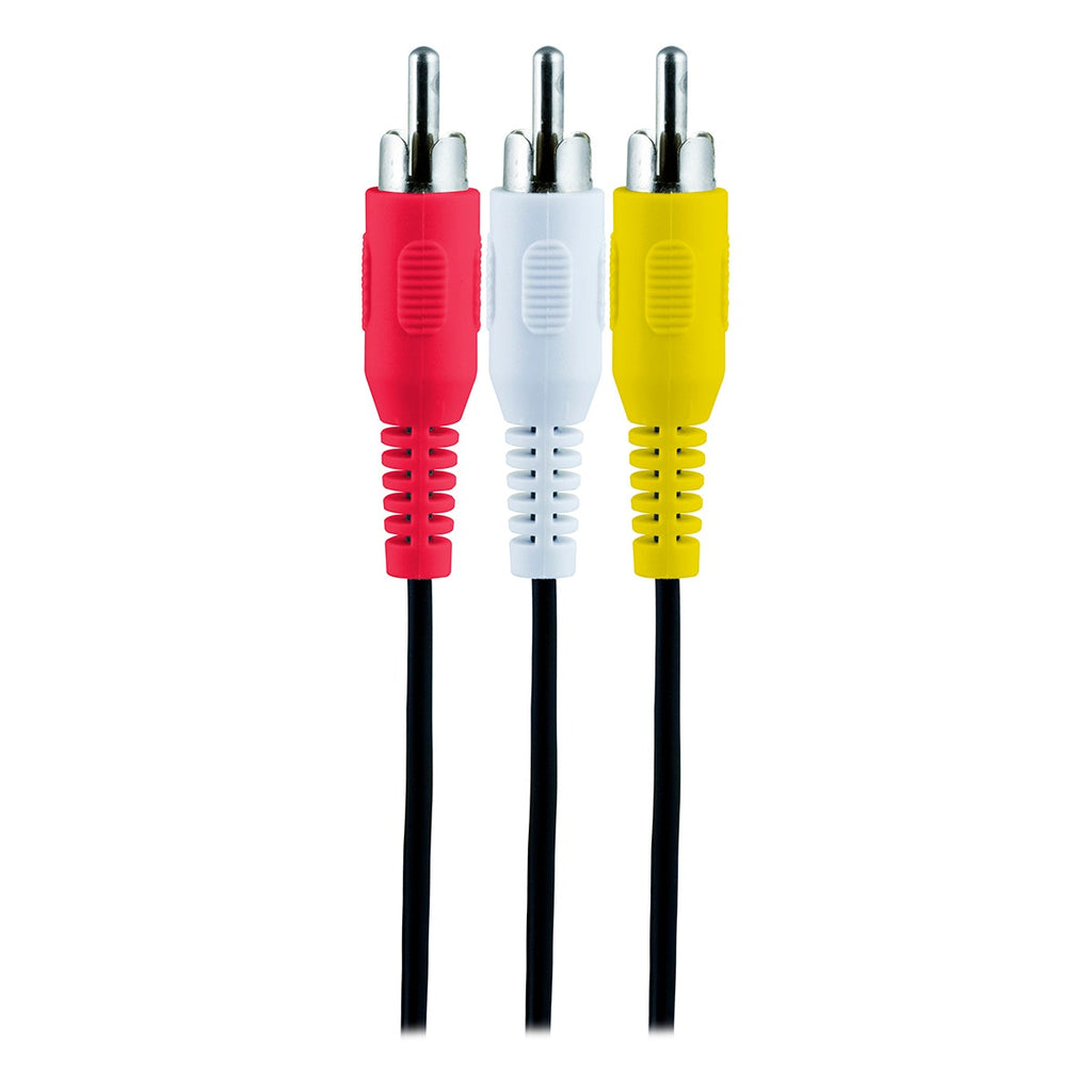GE 6ft. Composite Video/Audio Cable with RCA-Type Connectors, Black