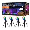 Enbrighten WiFi VIBE Eternity Landscape Lights Extension Light Strand, 16.5ft. Black