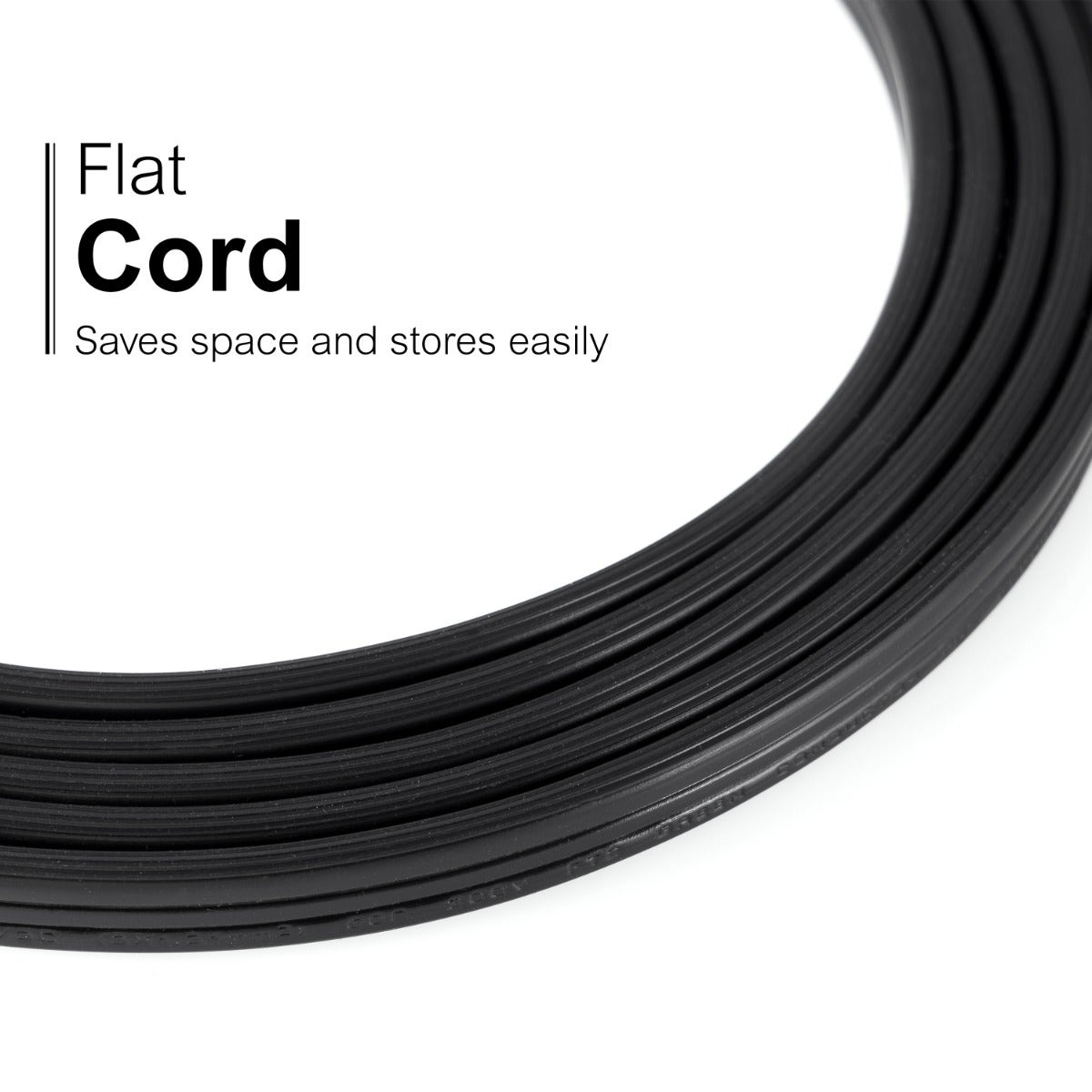 GE 3-Outlet 3ft. Extension Cord with Right-Angle Plug, Black