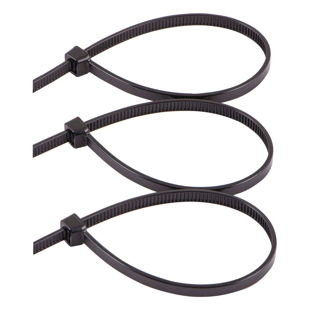 Power Gear 20in. Plastic Cable Ties, Black, 25 Pack