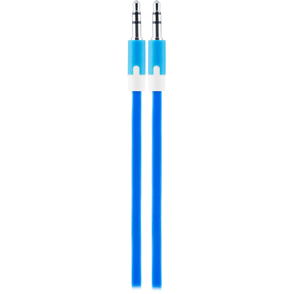 Uber 3ft. 3.5mm Auxiliary Audio Cable, Blue/White