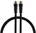 GE 6ft. RG6 Coaxial Cable with F-Type Connectors, Black