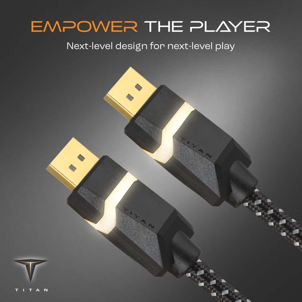 Titan 2.1 LED DisplayPort Cable, 6ft.