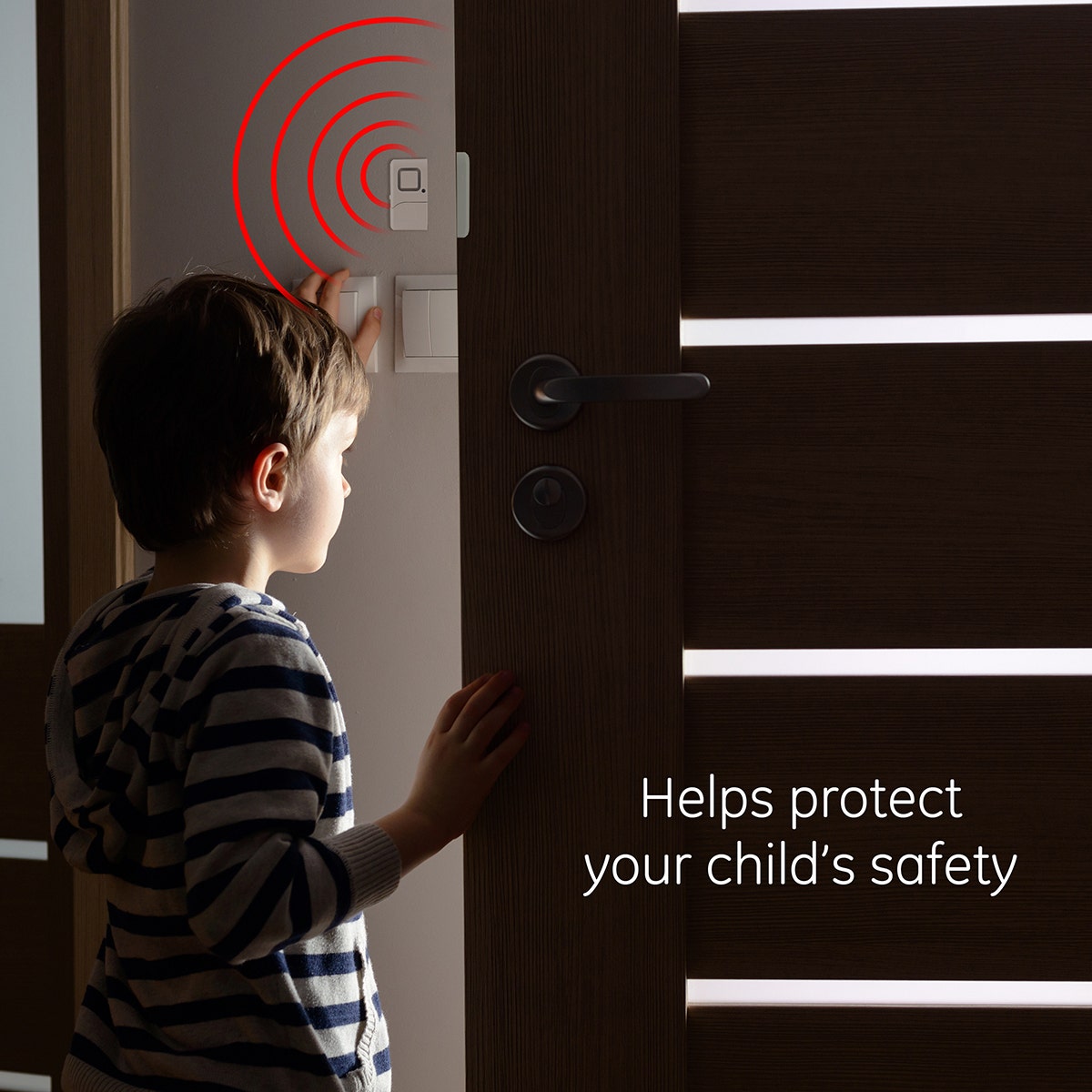 UltraPro Battery Operated Magnetic Window or Door Alarm, 4 Pack, White