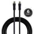 GE 6ft. RG59 Coaxial Cable, Black