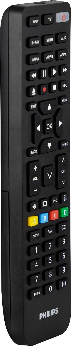 Philips 4-Device Universal Vizio Replacement Remote, Black
