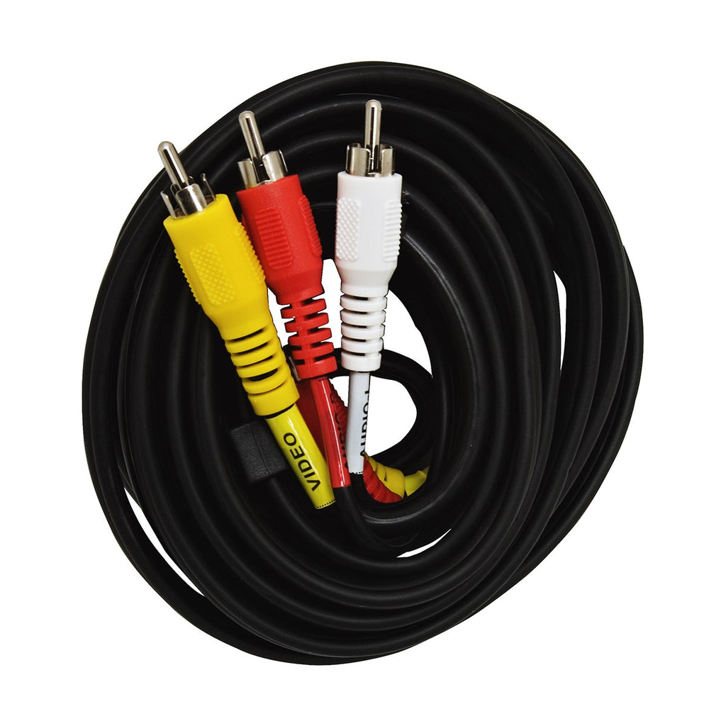 GE 6ft. RCA Audio/Video Cable, Black