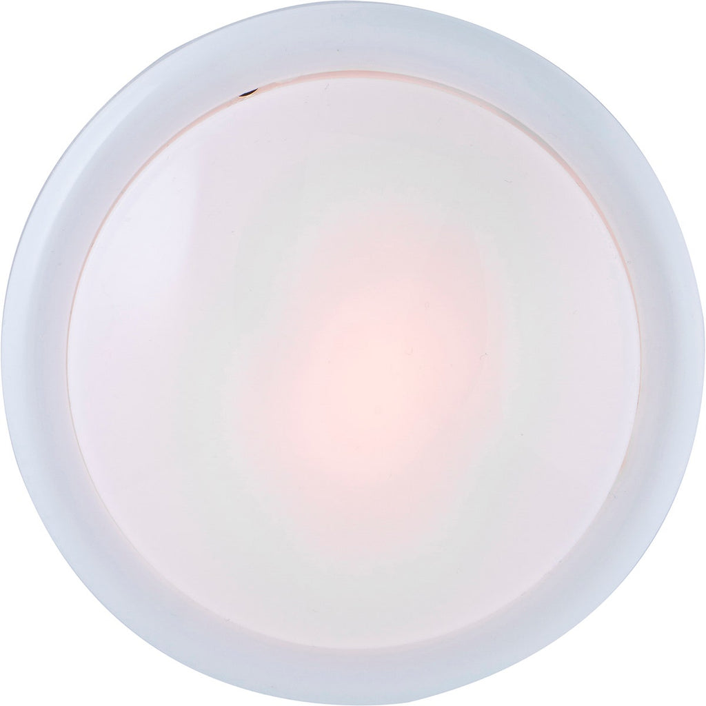 GE Battery Operated Round Tap Light, White