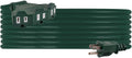 Philips 3-Outlet 25ft. Outdoor Extension Cord with Power Block, Green