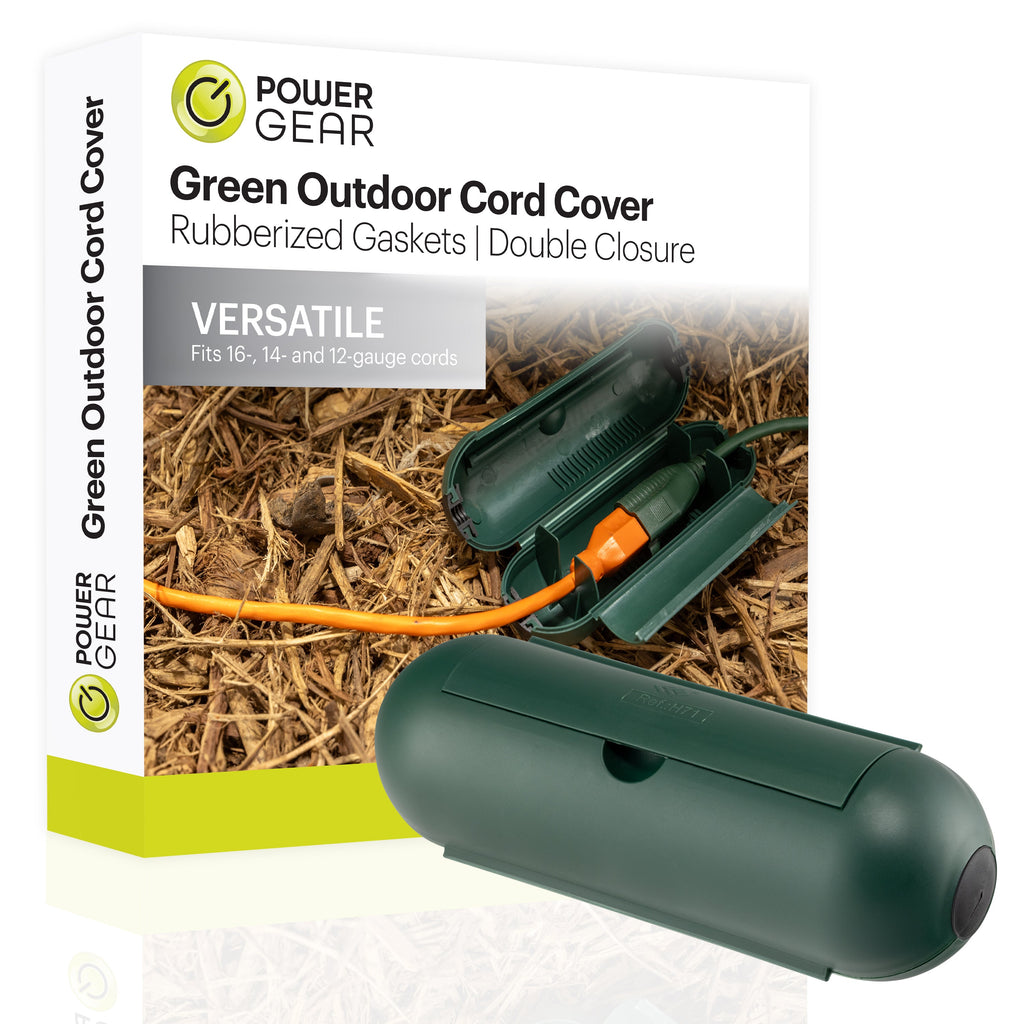 Power Gear Outdoor Cord Cover, Green