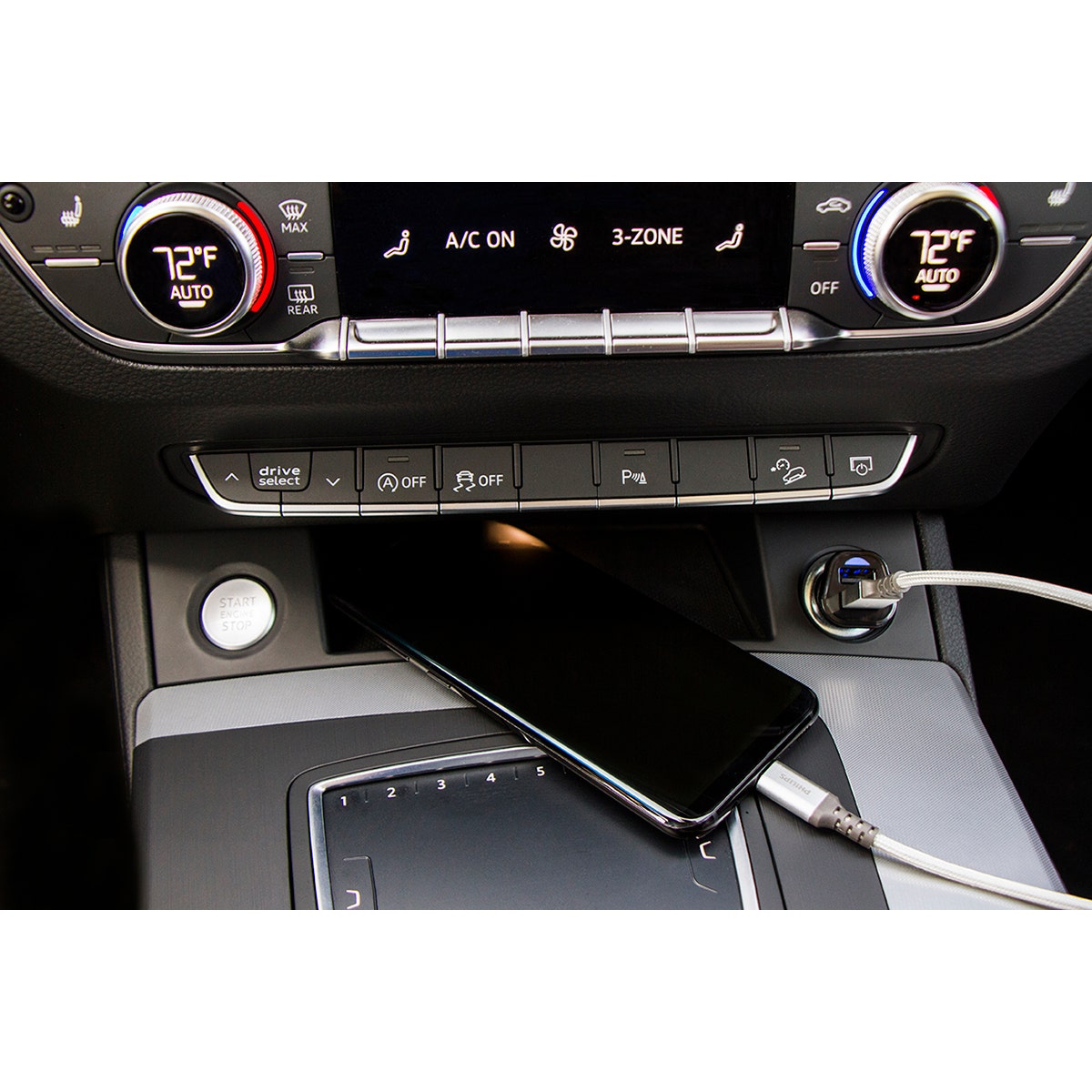 Philips 2-USB Car Charger, Black