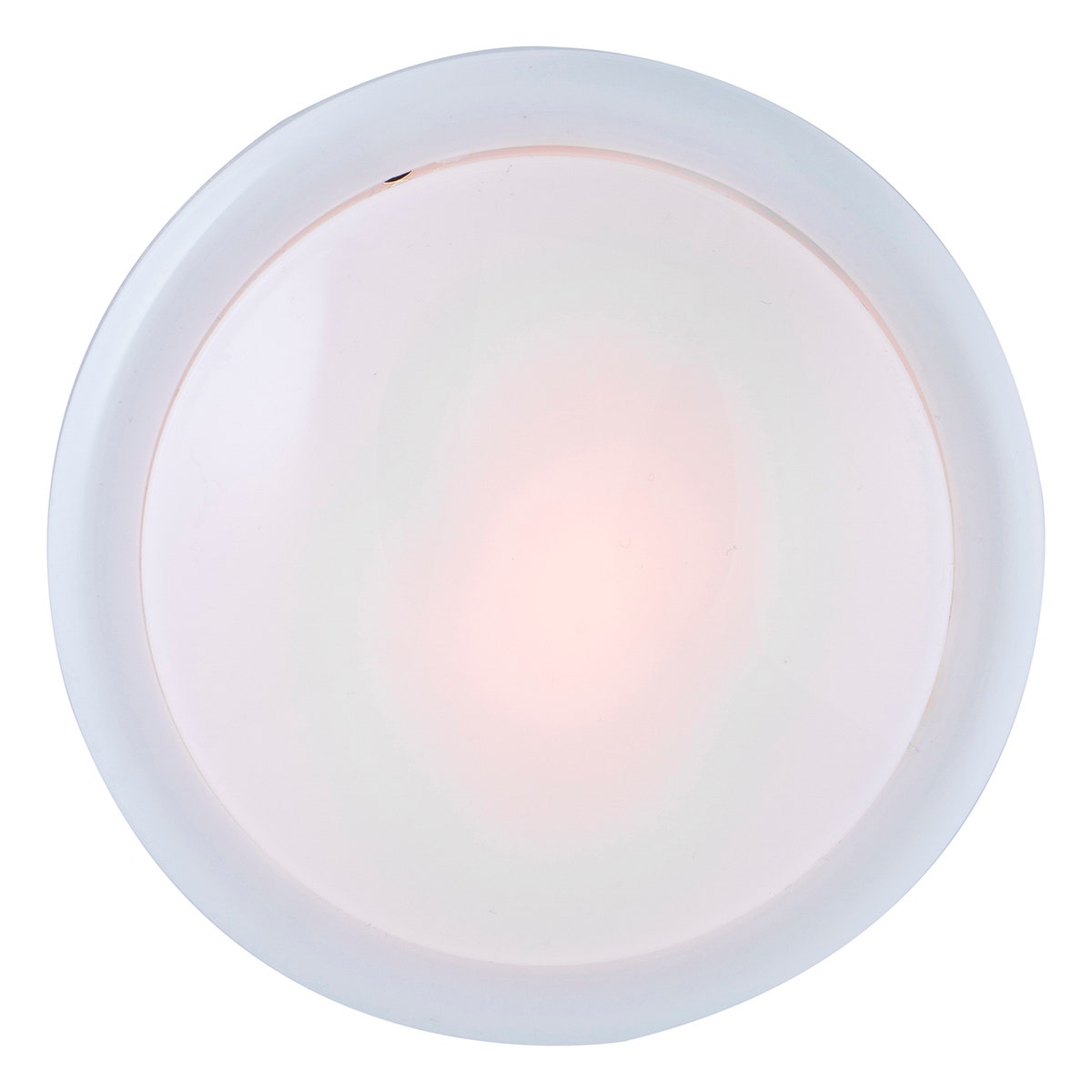GE Battery Operated Round Tap Light, White