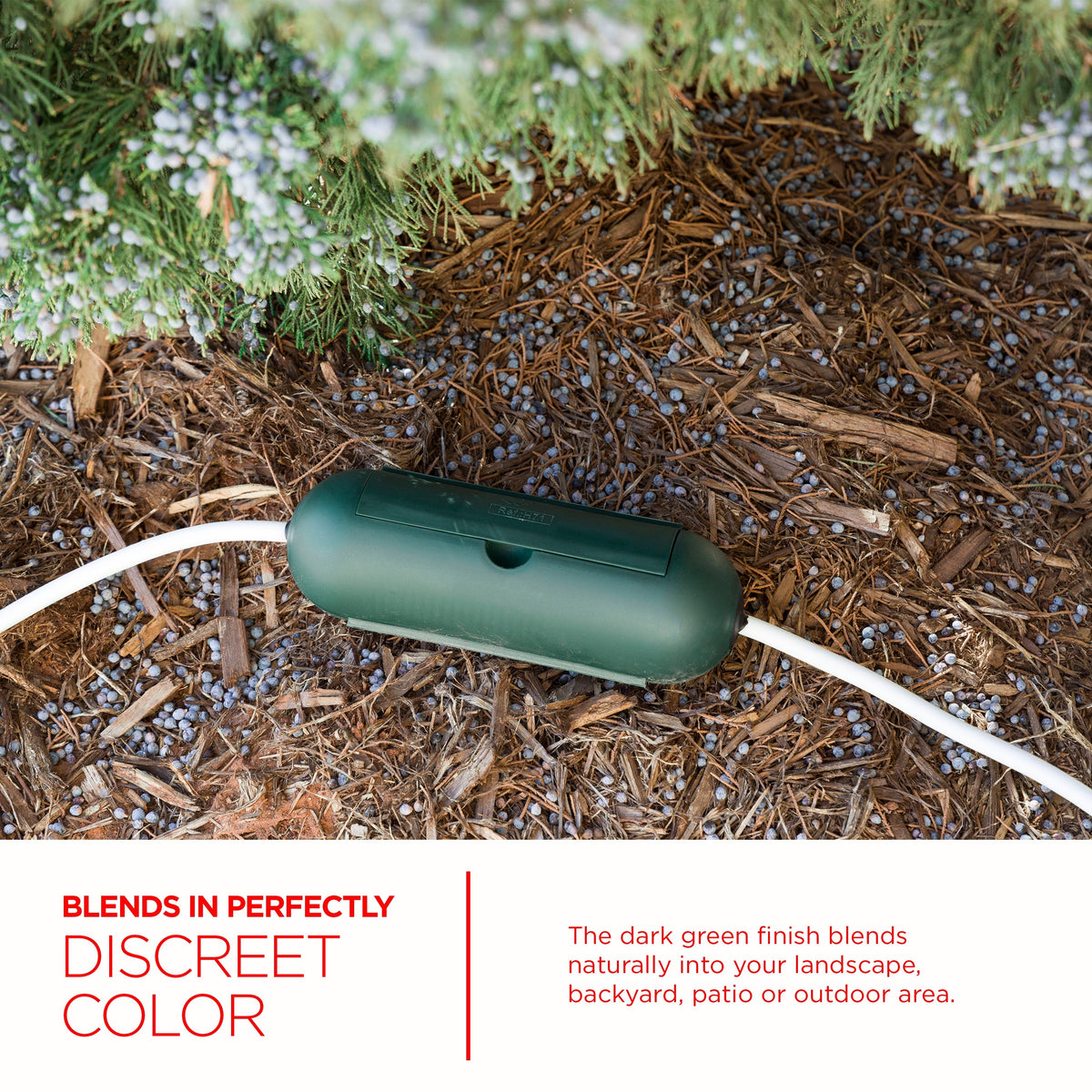 UltraPro Outdoor Cord Plug Cover, Green