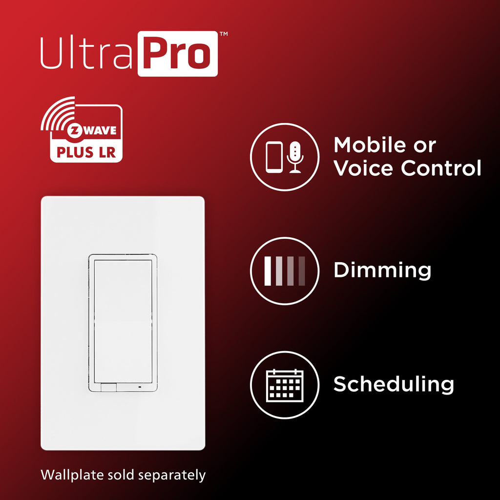UltraPro 800 Series Z-Wave Dimmer, 2 Pack
