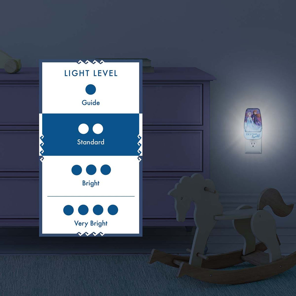 Disney Frozen II Light Sensing LED Night Light, Blue