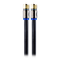 Philips 6ft. Quad Shield Coaxial Cable, Black