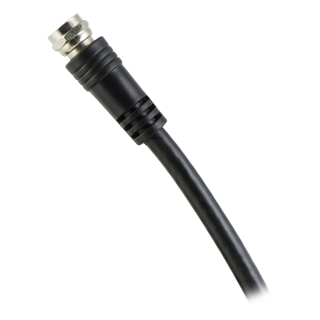 GE 6ft. RG6 Coaxial Cable with F-Type Connectors, Black