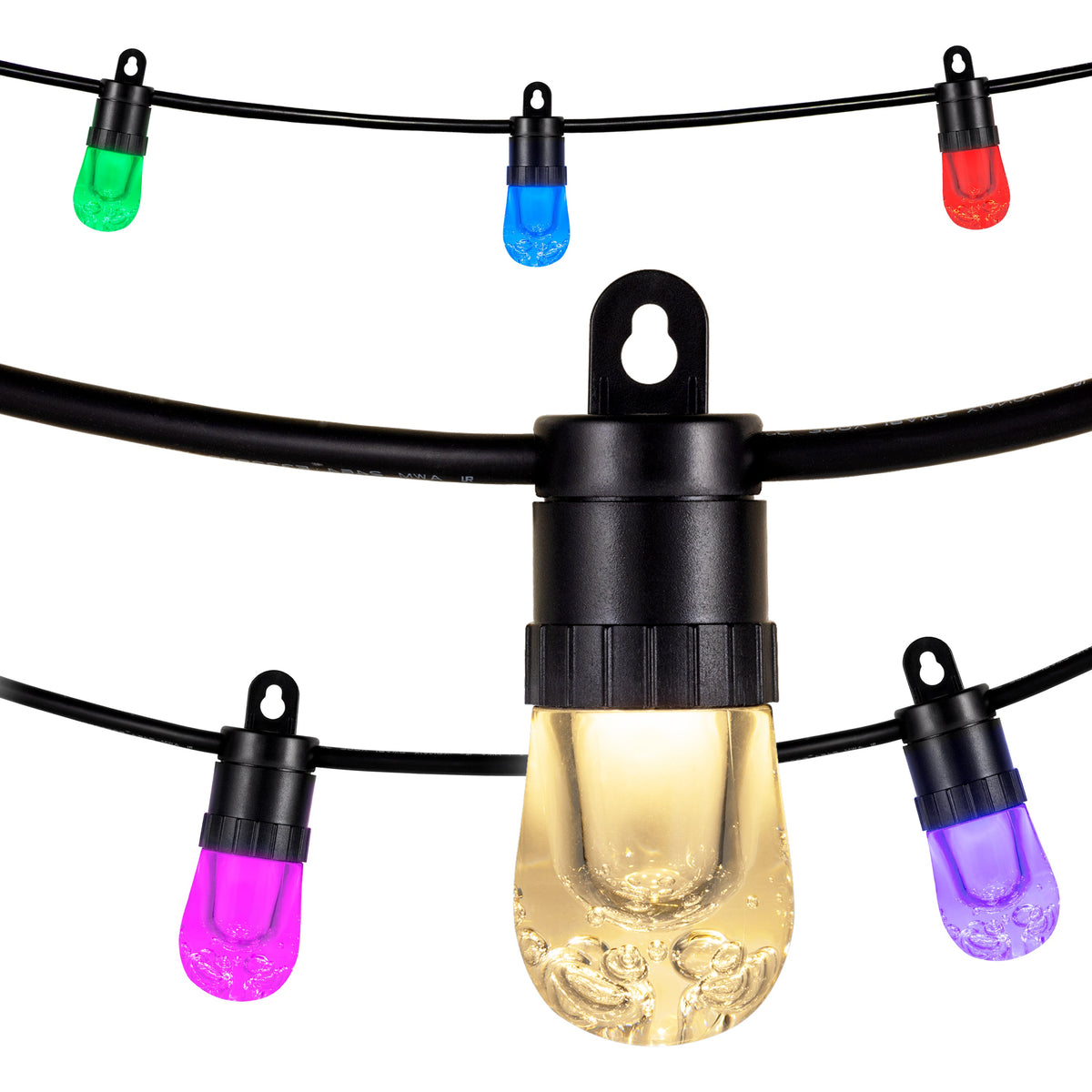 Enbrighten Smart Wi-Fi LED Café Lights, 10 Bulbs, 20ft.